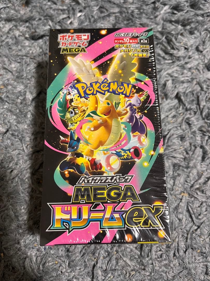 ポケモンカードゲーム MEGAドリームex シュリンク付き1箱