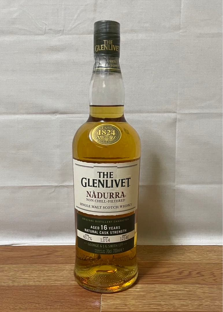 旧ボトル グレンリベット12年&15年&16年 ナデューラ&18年 グラス付き