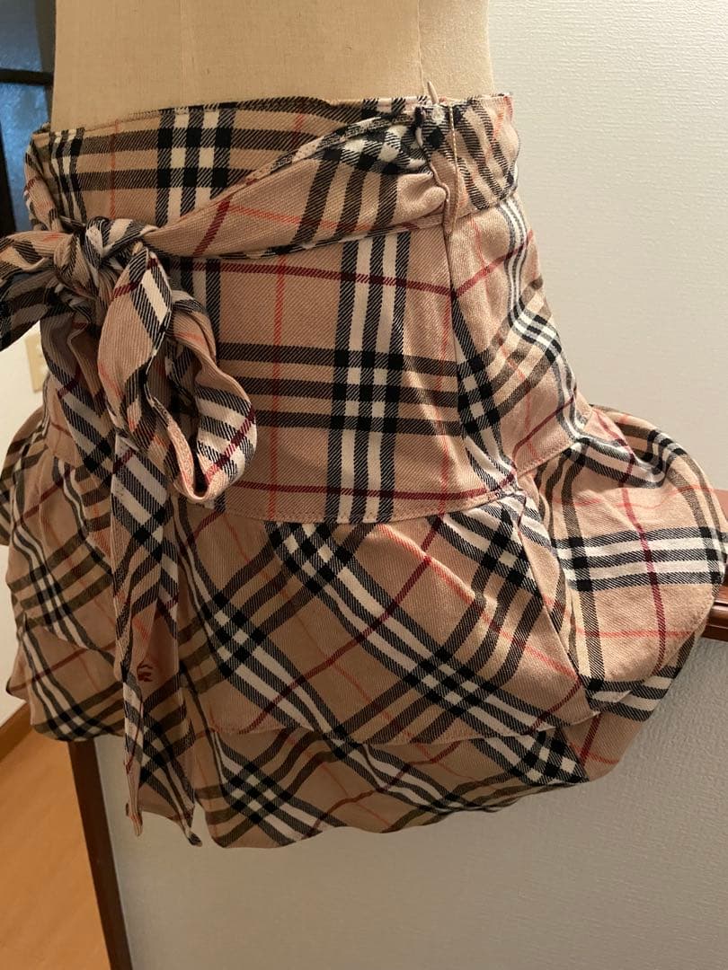 バーバリーブルーレーベル38フリルスカートBurberry