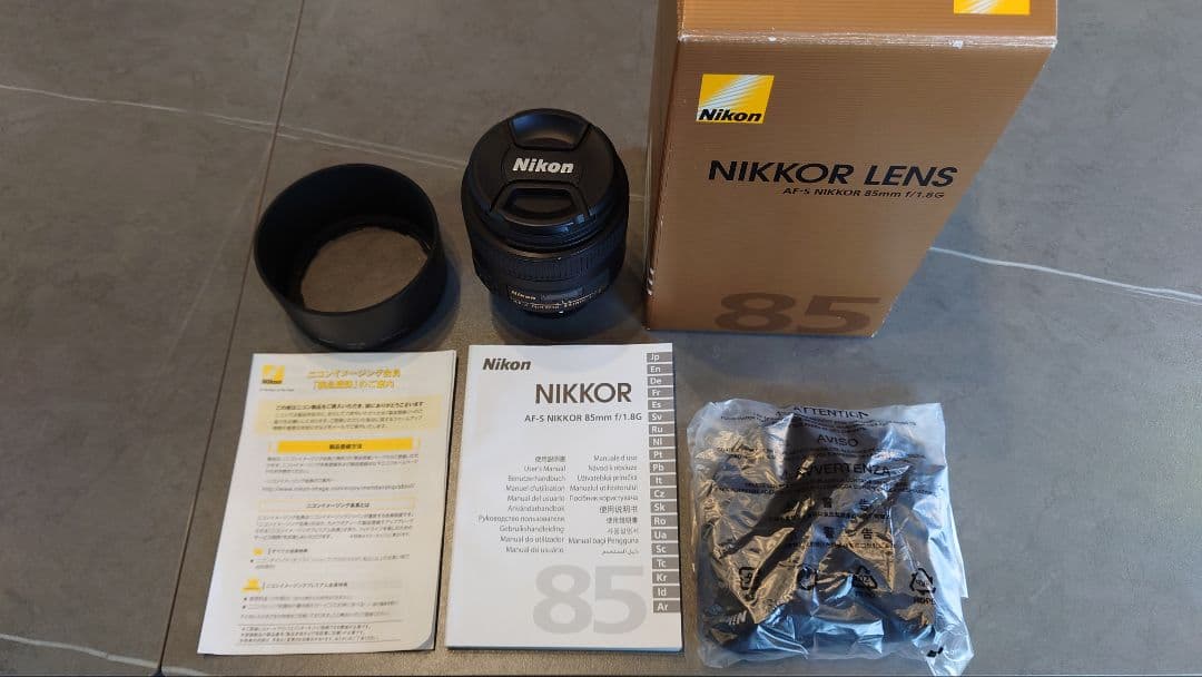 レンズ(単焦点) NIKKOR LENS AF-S NIKKOR 85mm f/1.8G