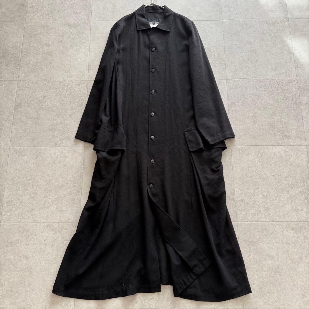トリココムデギャルソン　AD1994　ロングワンピース　黒　M　シャツ　長袖