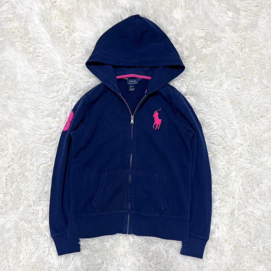 polo ラルフローレン パーカー　ビックポニー　 y2k グランジ ノーム