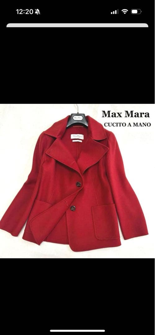 高級白タグ✨アンゴラ　カシゴラ マックスマーラ　クチートアマーノ