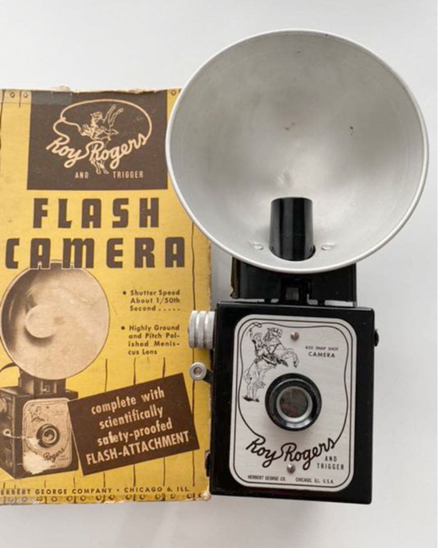 ヴィンテージ　ボックスカメラ　Roy Rogers and Trigger