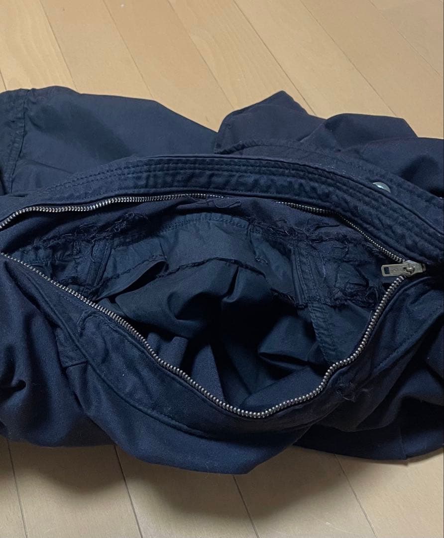 実物 M-65フィールドジャケット 黒染め M/S ディープブラック染め