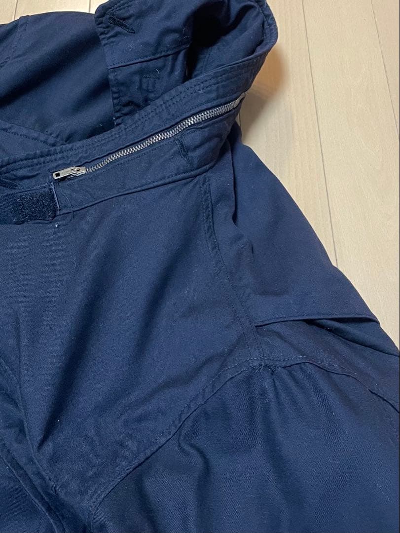 実物 M-65フィールドジャケット 黒染め M/S ディープブラック染め