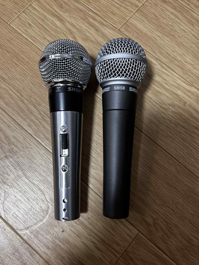 Shure Sm58.Shure 565SD (動作確認済)(2個マイクセット)