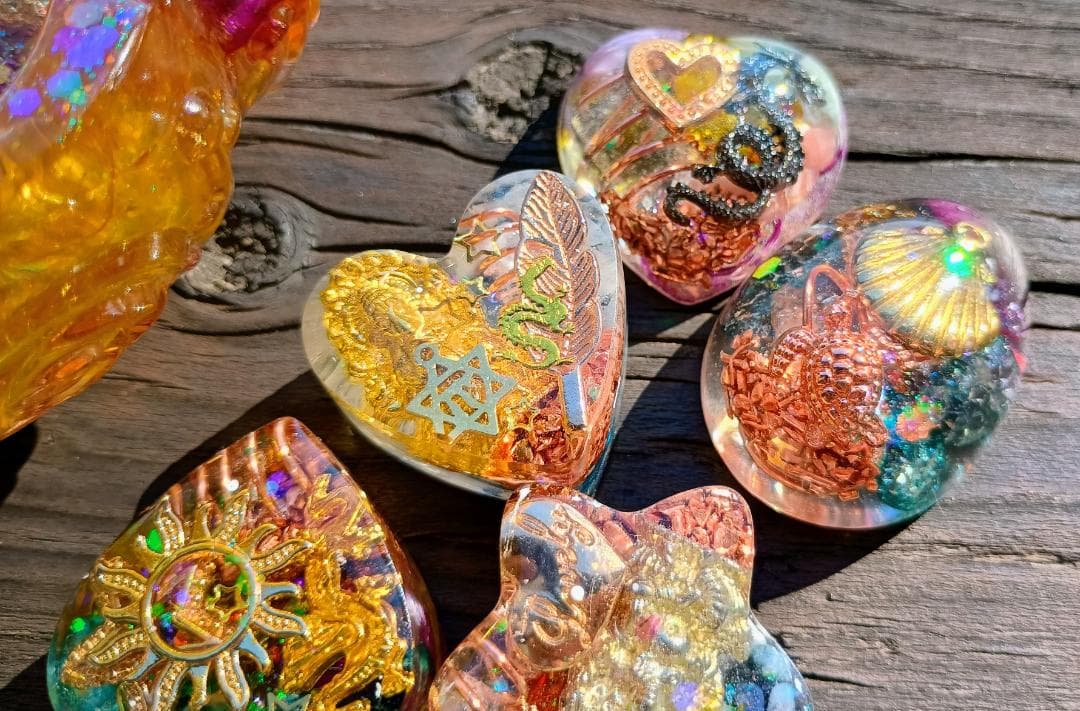 大きなお花型❀JEWELRY⭐オルゴナイト⭐十六夜♡美月✨さま♥️おまとめ専用