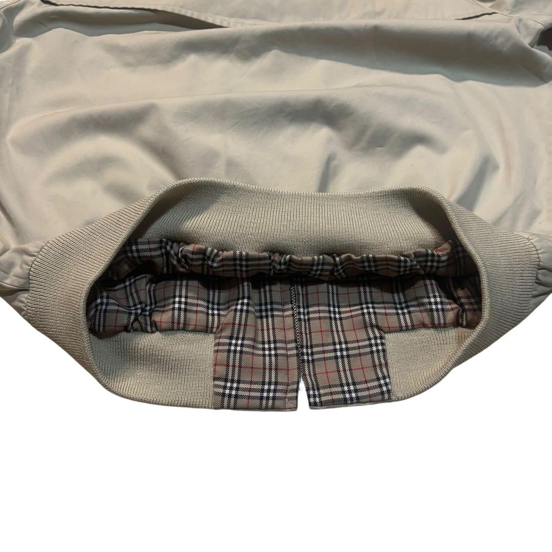 90s バーバリー ノバチェック ハリントンジャケット スイングトップ