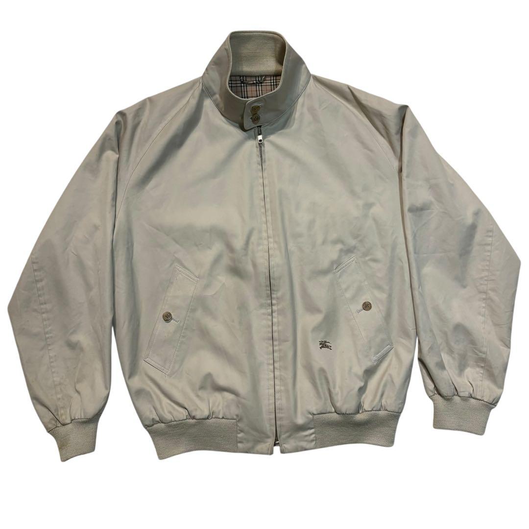 90s バーバリー ノバチェック ハリントンジャケット スイングトップ