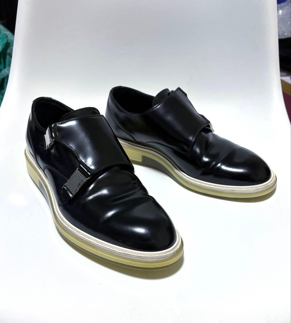 レア　美品　Dior Homme バックルレザーシューズ39.5