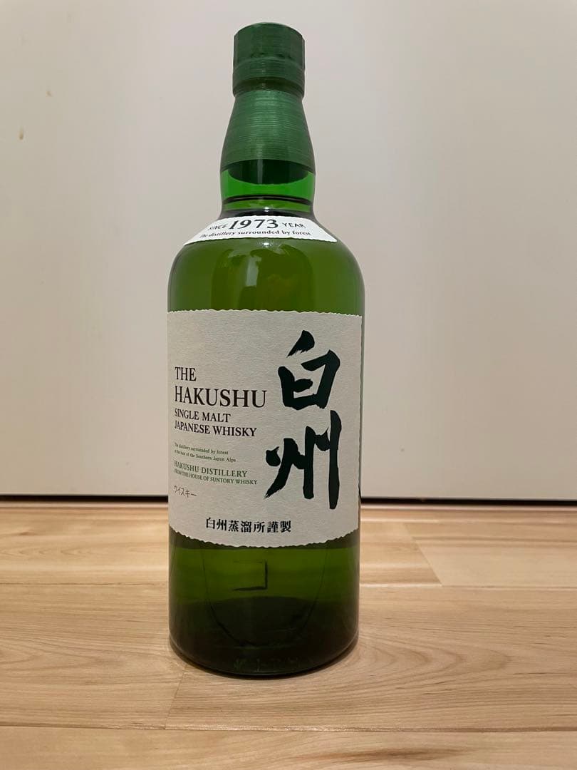 白州 シングルモルトウイスキー 700ml 43% 未開封 新品　（箱無し）
