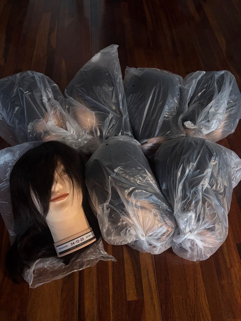 美容師国家試験 カットウィッグ 試験用 7体(新品未使用)