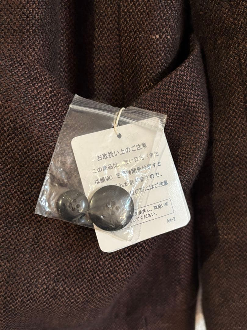 TODAYFUL Boyfriend Linen Jacket チョコ　36