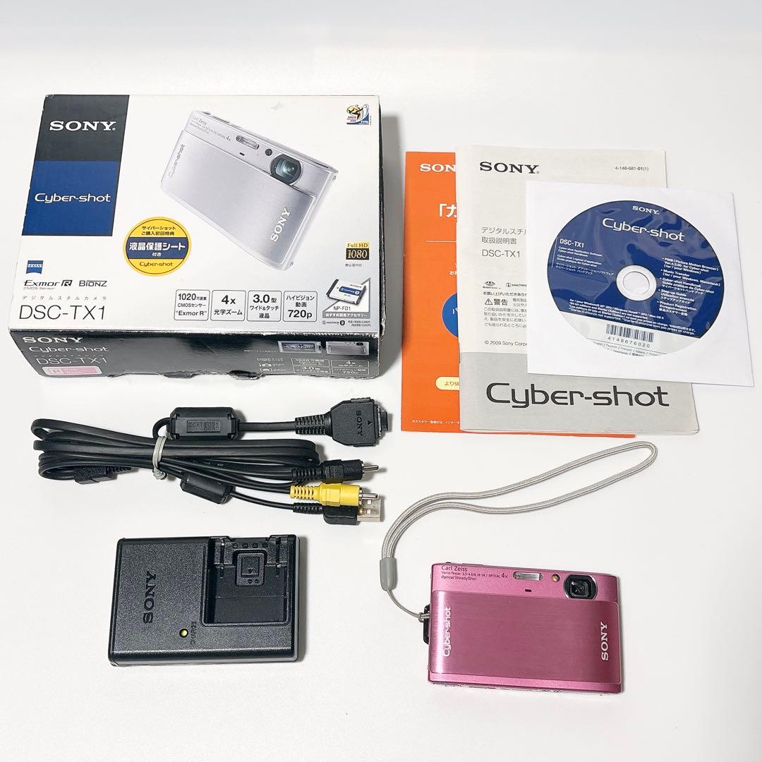 ✨動作良好✨ ソニー Cyber shot DSC-TX1 ピンク 防水 箱付き