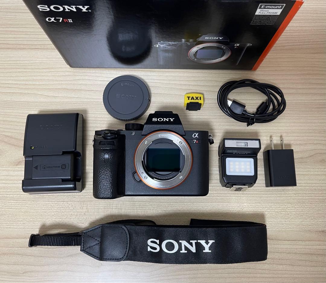 SONY α7RII ミラーレス一眼 本体。