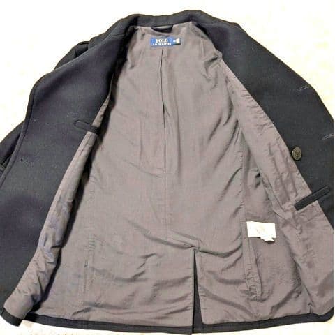 極美品✨️　現行タグ　ポロラルフローレン　ピーコート　ネイビー　ナポレオンコート