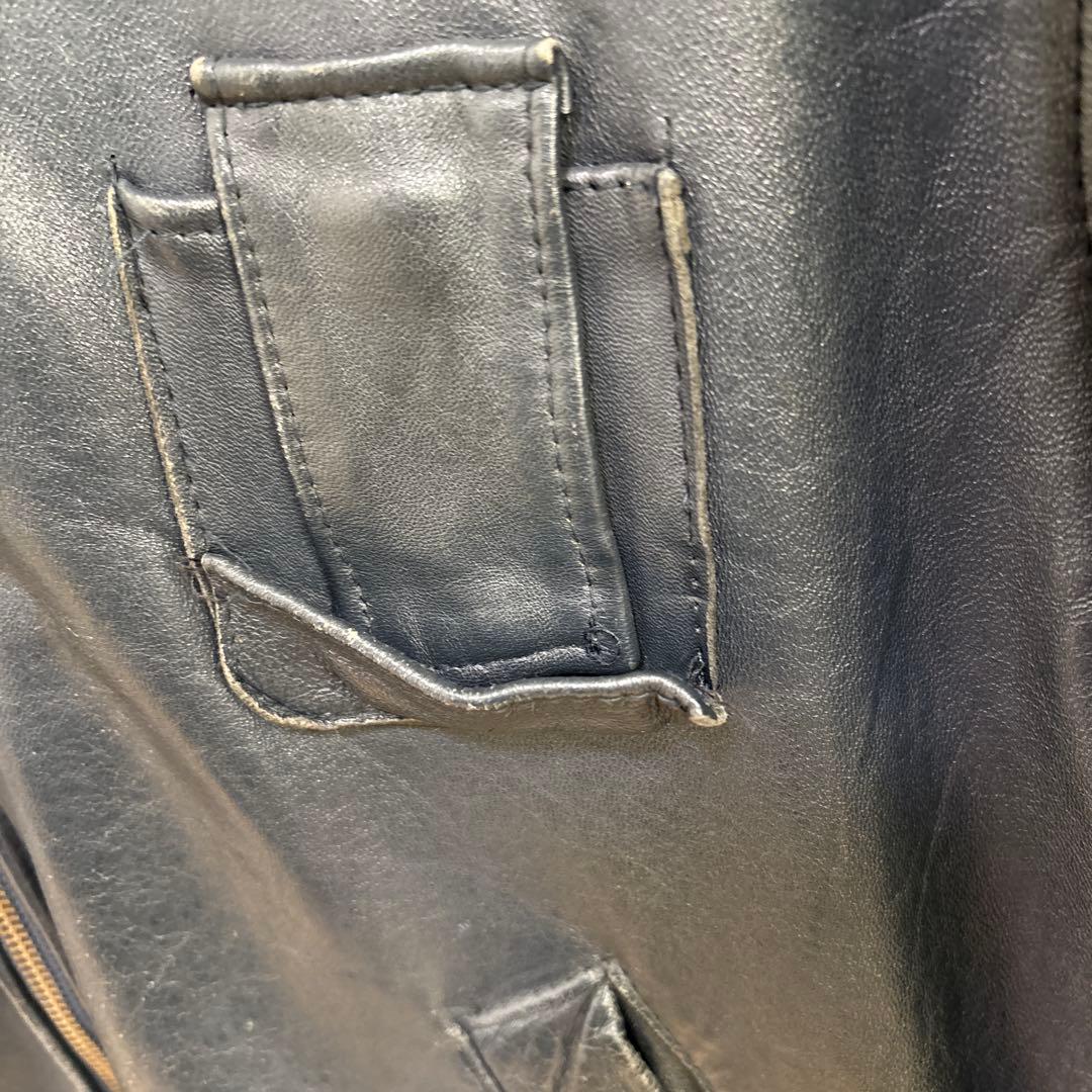 フランス軍　パイロット　レザージャケット ミリタリージャケット