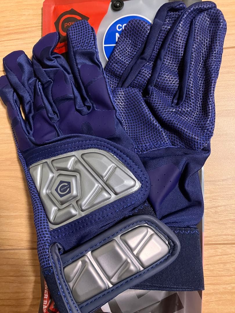 野球　セラミックパワーギア　５点セット　ブルー　ネイビー