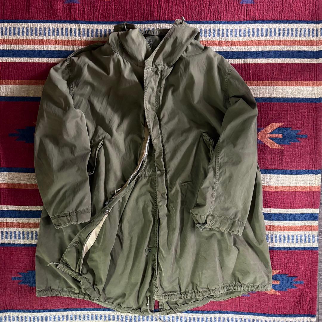 ろ*ん様 50s 米軍実物 M-51 フィッシュテールパーカー 最初期ウールポケ