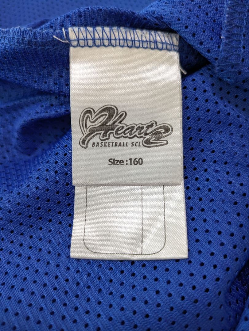 【美品】 ハーツ バスケットボール ユニフォーム 160　Hearts