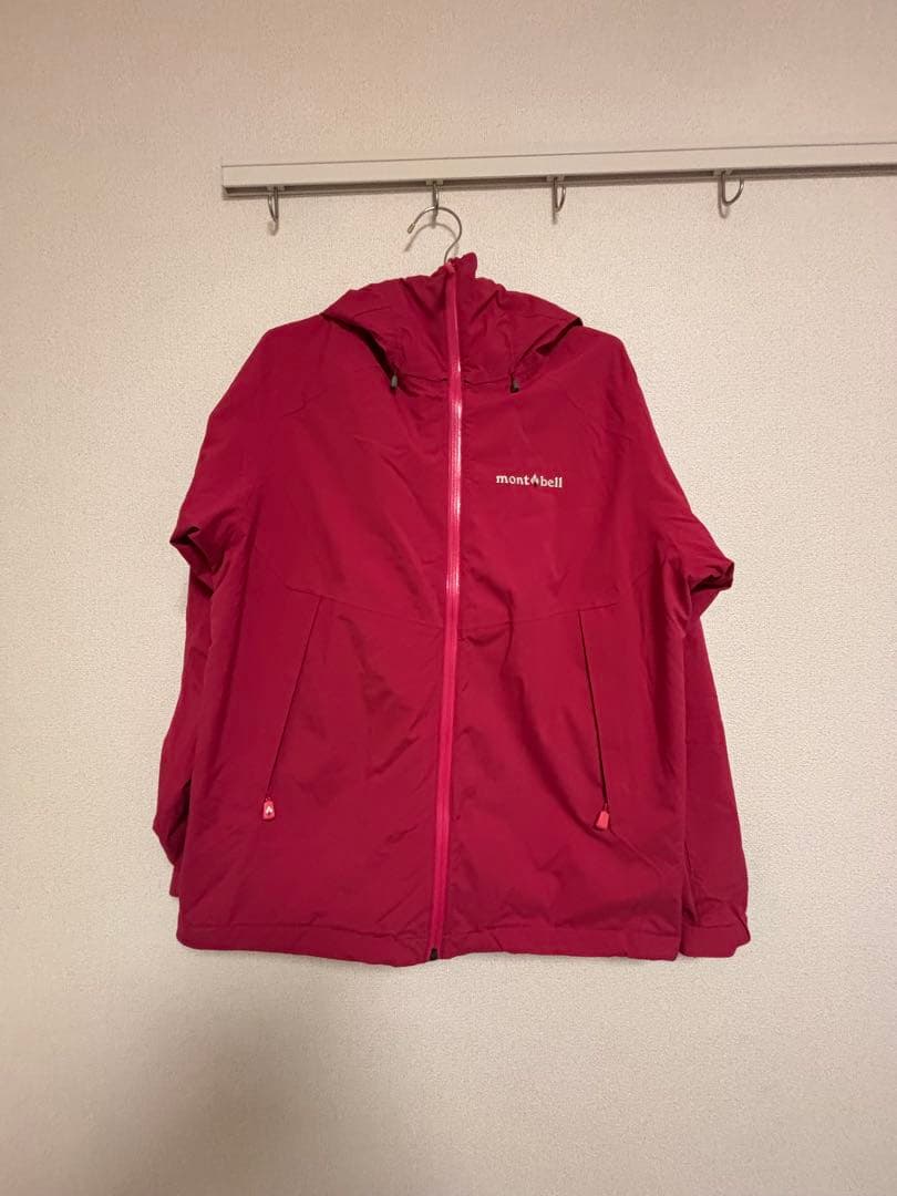mont-bell パウダーステップパウダー　ピンク　赤