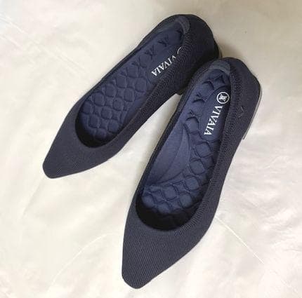 VIVAIA スクエアトゥ フラットシューズ