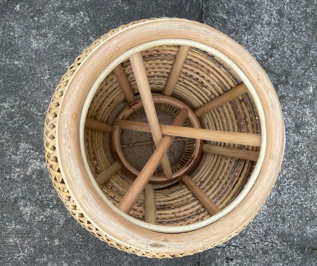 KANADEMONO/かなでもの/Eco Natural/ラタン/スツール/③