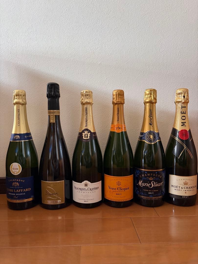 シャンパーニュ6本セット
