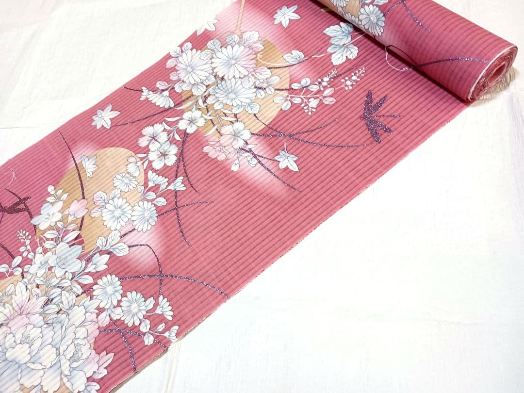 綿100%ViViゆかた/未仕立て/日本製/未使用