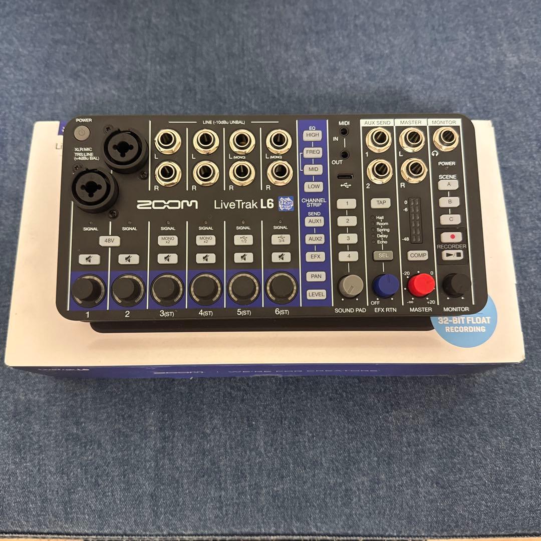 ZOOM LiveTrak L6 とERL-6